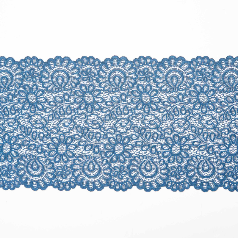Кружево Эластичное L07725D (Бирюзовый, S160630062C, БП)