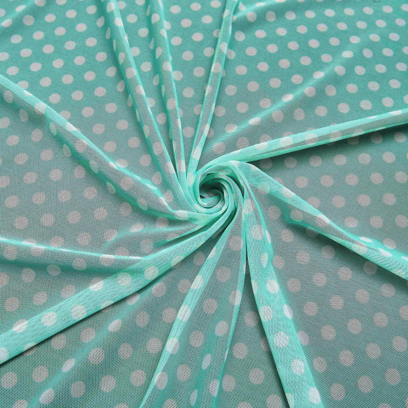 Сетка эластичная принт nkkt-1405p (Ментоловый, NKWD-083 mentol, БП)