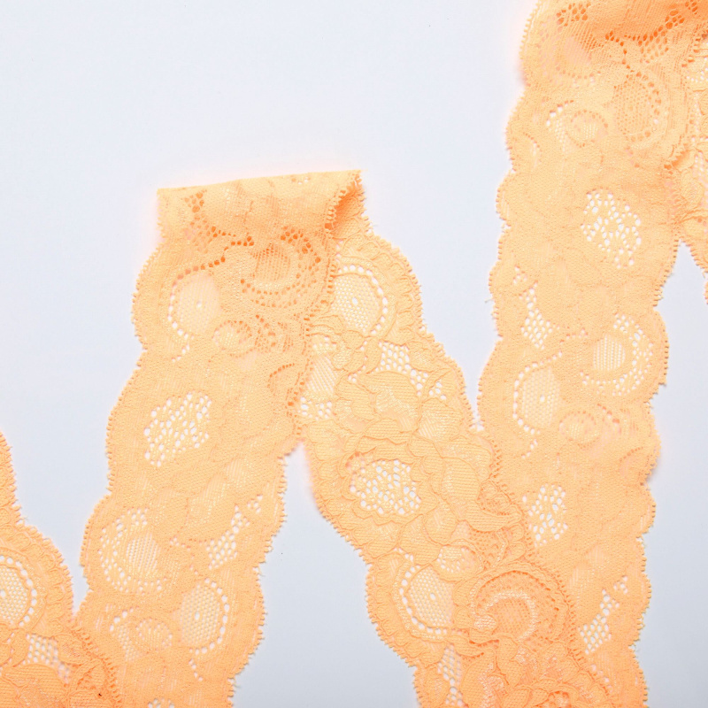 Кружево Эластичное Узкое 606060 (Оранжевый, YA14035154, БП)