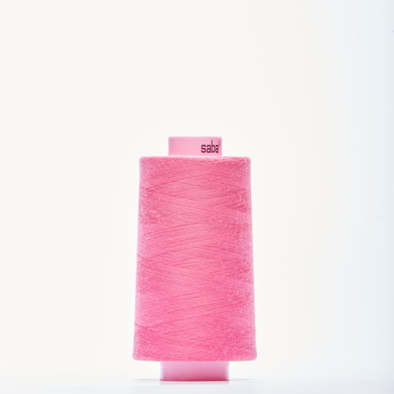 Нитки армированные saba 120 (Розовый, 1423, БП)