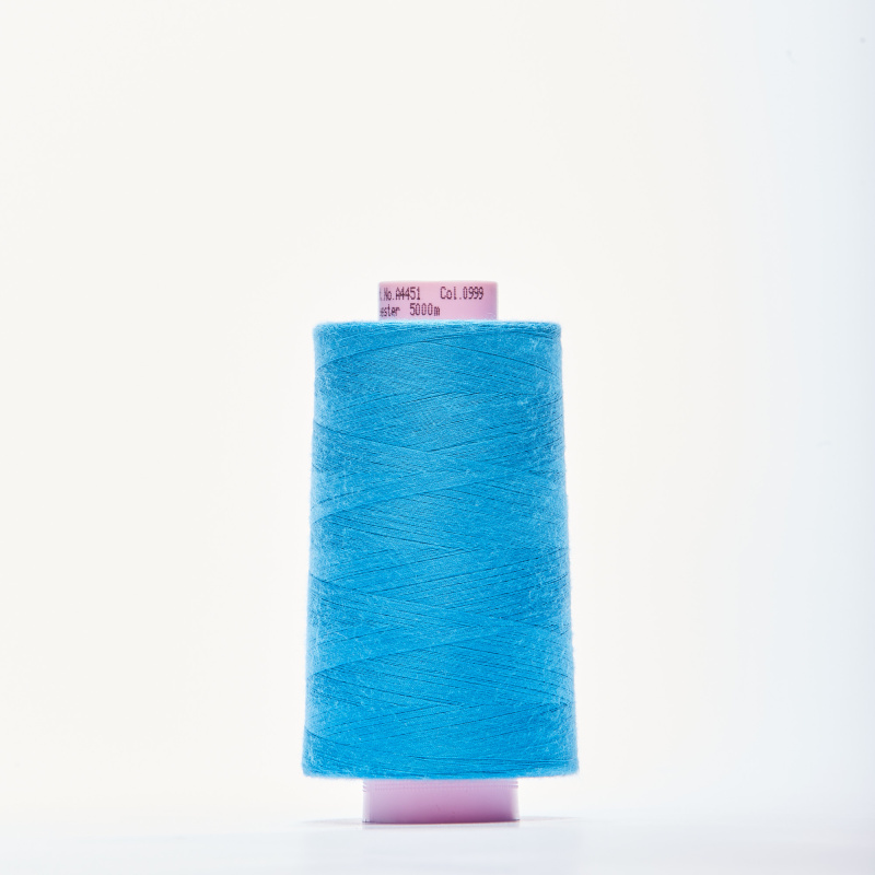 Нитки армированные saba 120 (Голубой, 999, БП)