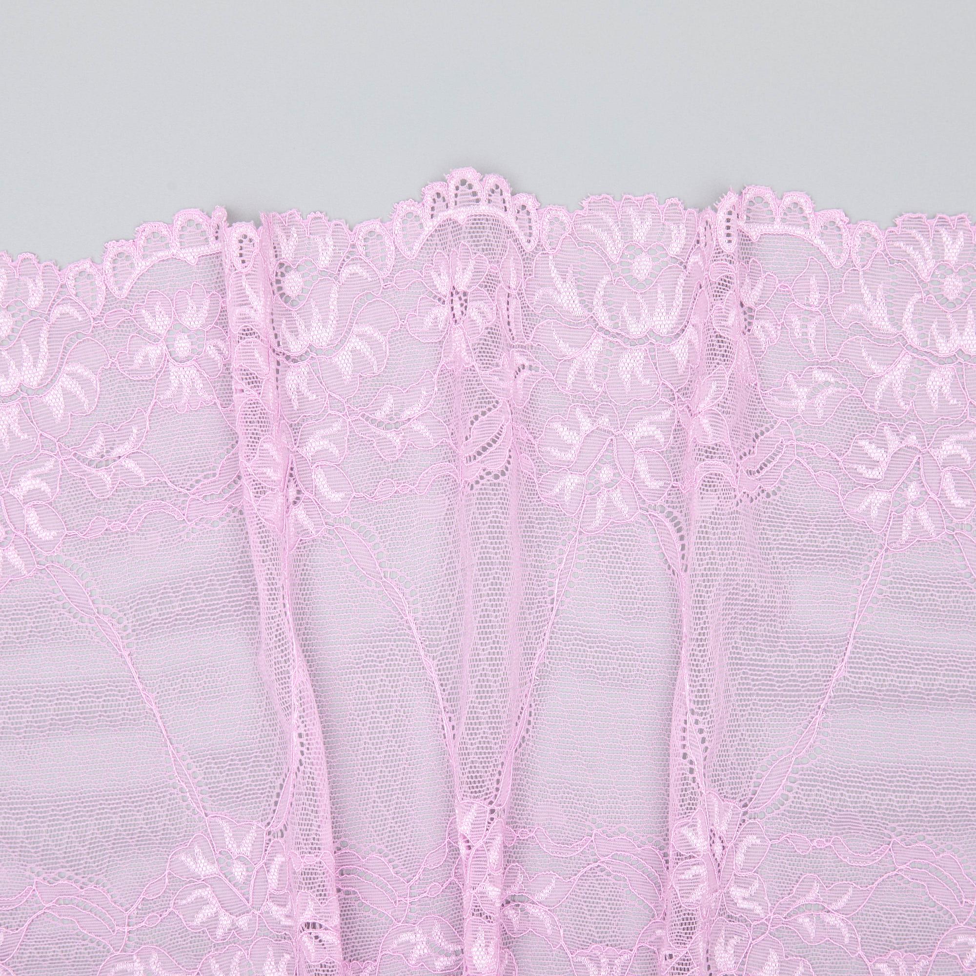 Кружево Эластичное 6348 (Розовый, QH230403192A, 14-3209)