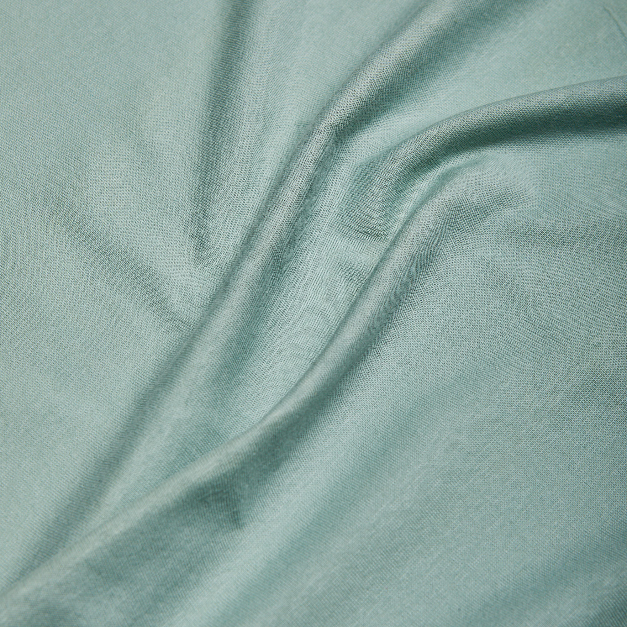 Хлопок трикотажный 11/21 (Зеленый, голубая дымка, 16-5808)