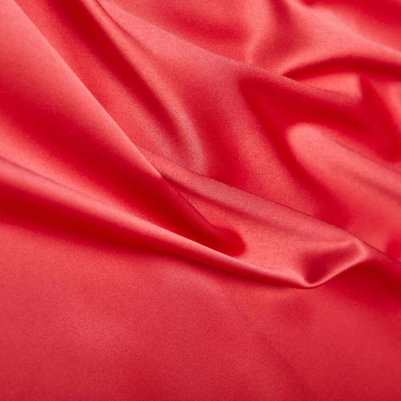 Сатин Эластичный W20-13B (Красный, ZW-022F, БП)