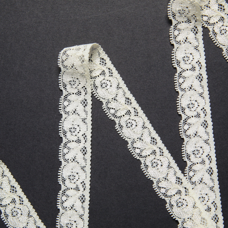 Кружево Эластичное Узкое 106164 (Айвори, С13019279, БП)