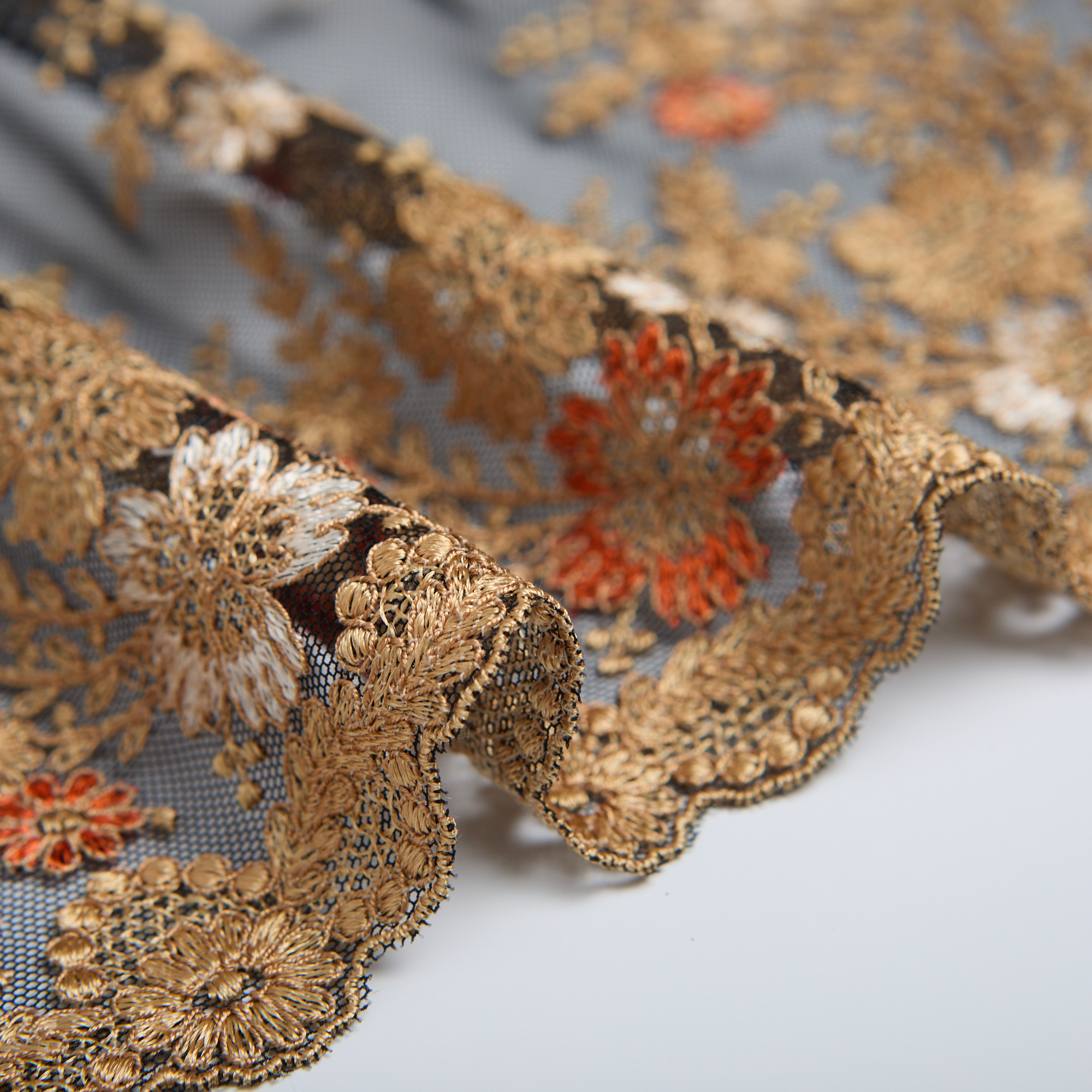 Вышивка На Сетке Неэластичной 421076 (Черный, 1 5127/11, БП)