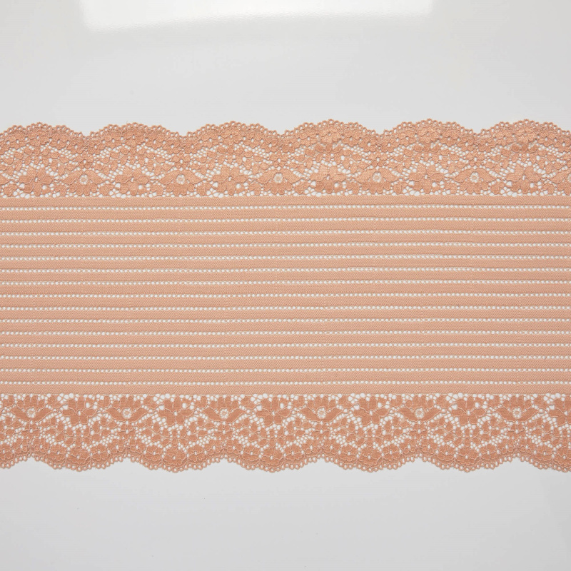 Кружево эластичное H6072M (Бежевый, MM004502D, БП)