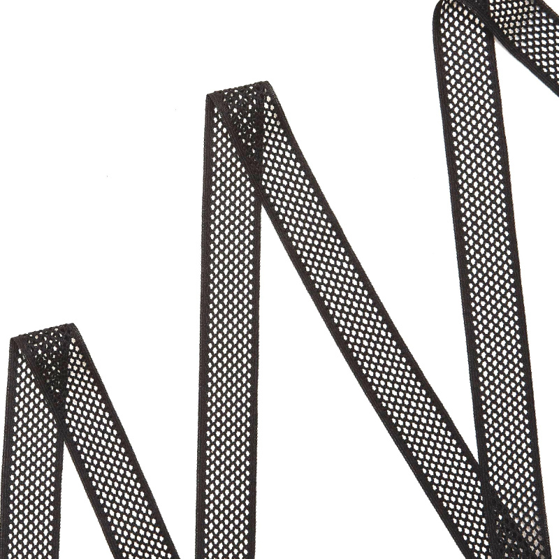 Кружево эластичное узкое 29292X (Черный, Стандарт, БП)