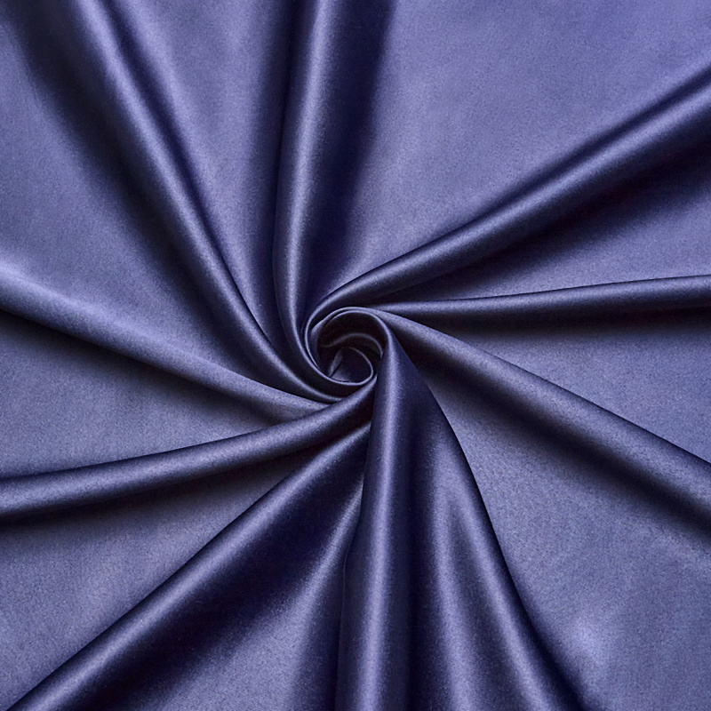 Сатин Эластичный W20-13B (Синий, ZW-064A, БП)