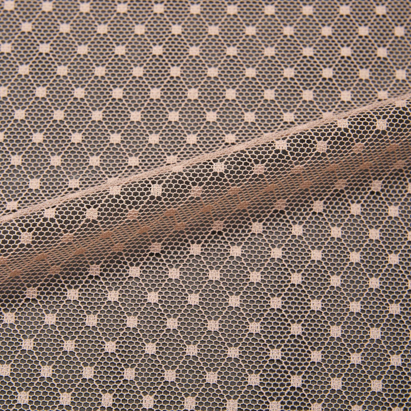Сетка Эластичная Фактурная L194 (Бежевый, N17072672A, 15-1511)