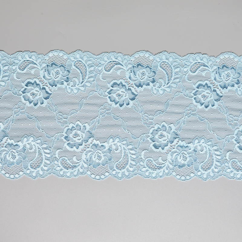 Кружево эластичное hx0613002s16 (Голубой, Q150422190, БП)