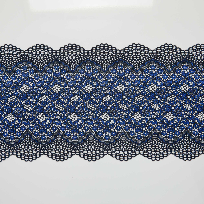 Кружево Эластичное HY457M (Синий, LL006545A, БП)