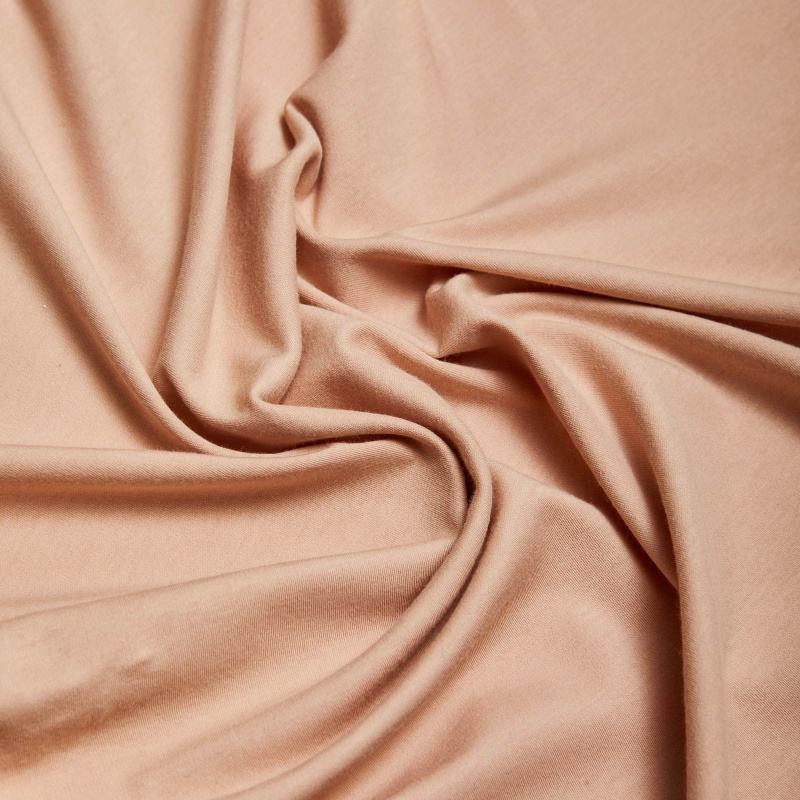 Хлопок трикотажный KL9027 (Бежевый, beige 15-1315 TPX B, 15-1315)