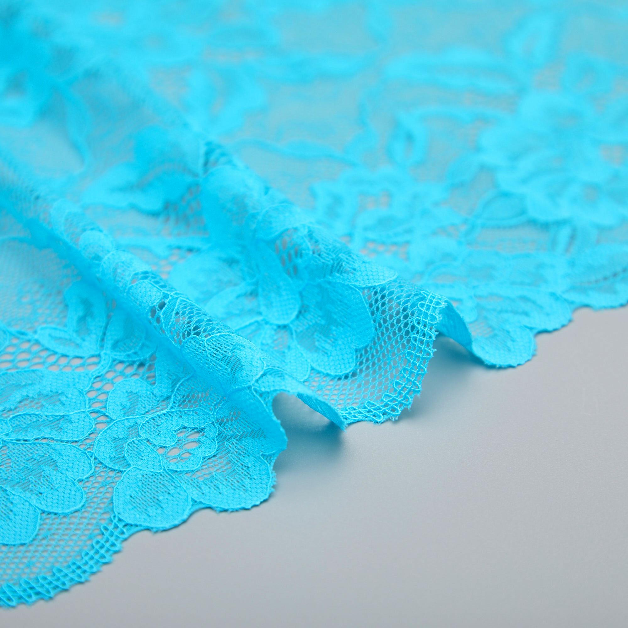 Кружево эластичное b61447soft (Бирюзовый, FN22050913C, 17-5936)
