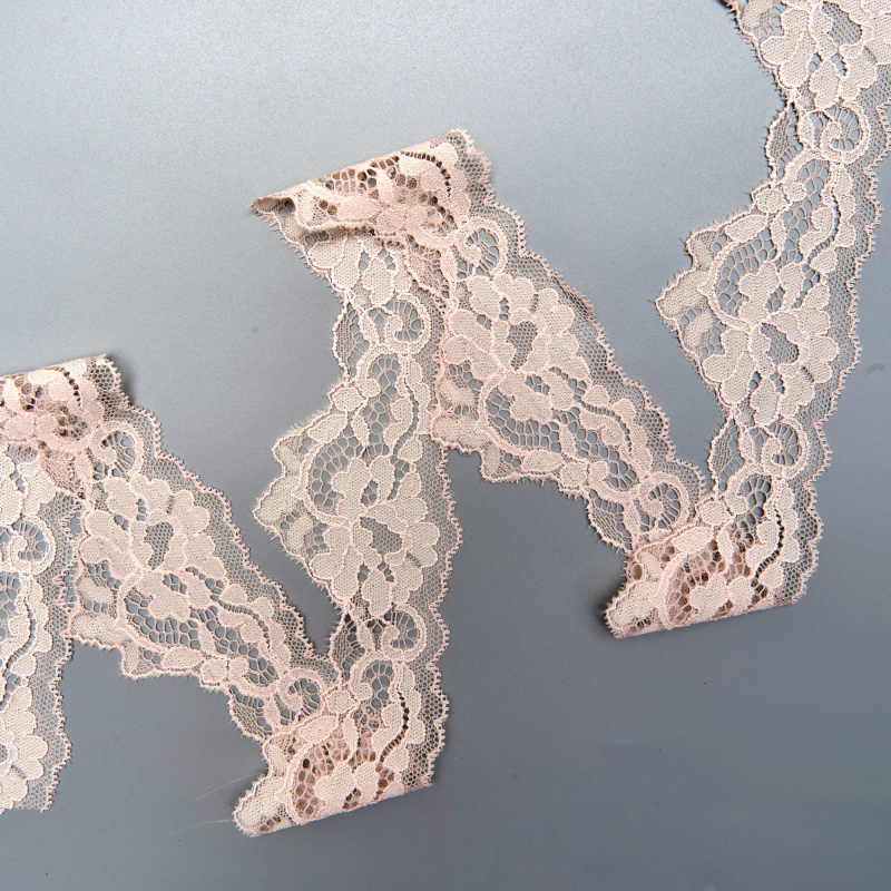 Кружево Эластичное Узкое PP243A (Серый, M0007654A, БП)