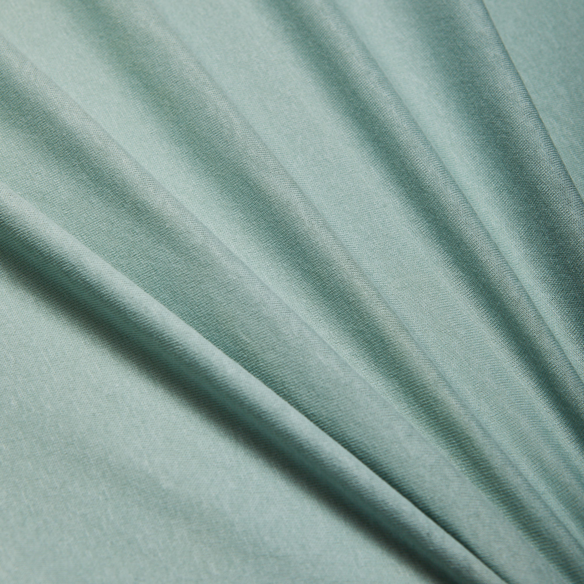 Хлопок трикотажный 11/21 (Зеленый, голубая дымка, 16-5808)