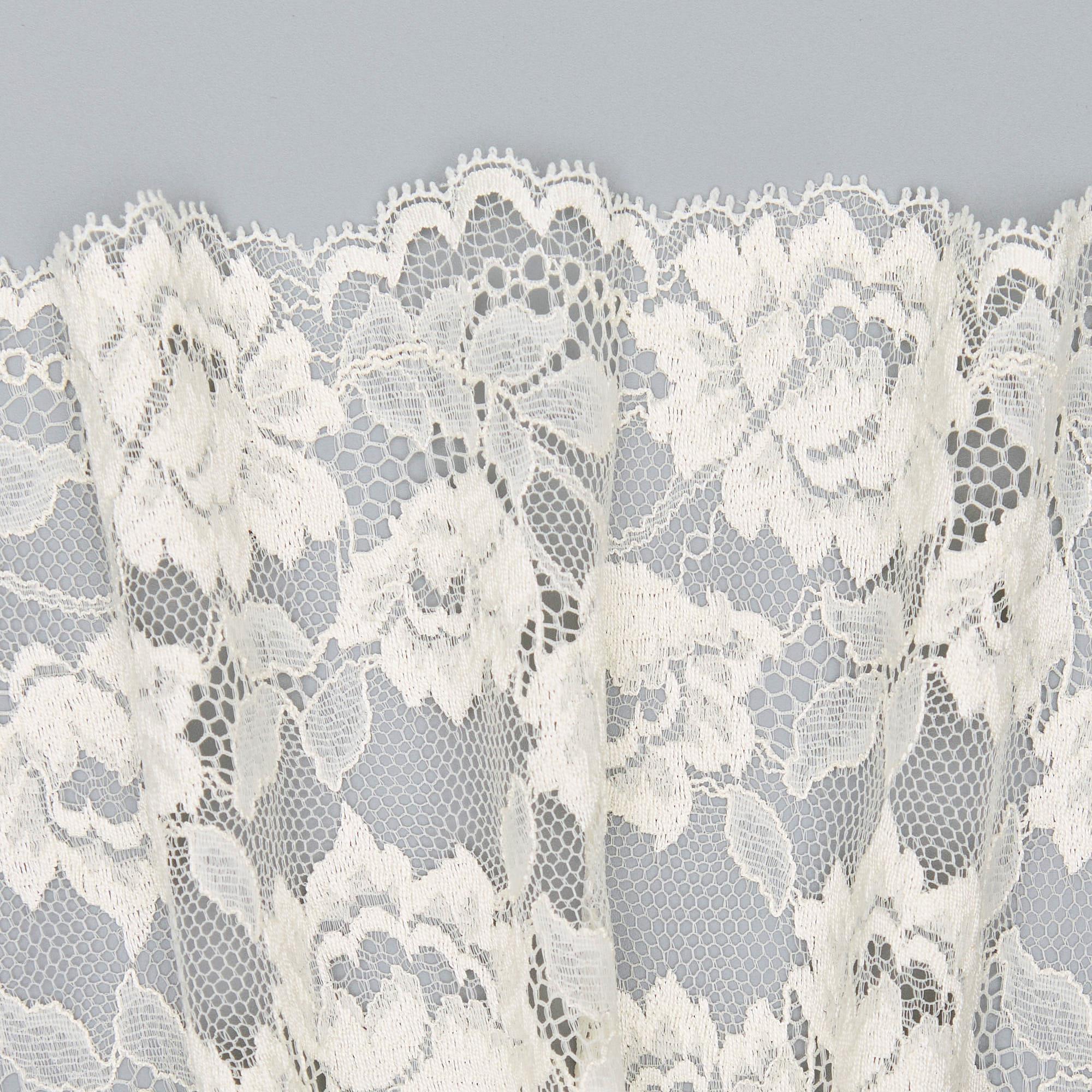 Кружево эластичное l8c5621 (Айвори, 999901 1C, 11-0701)