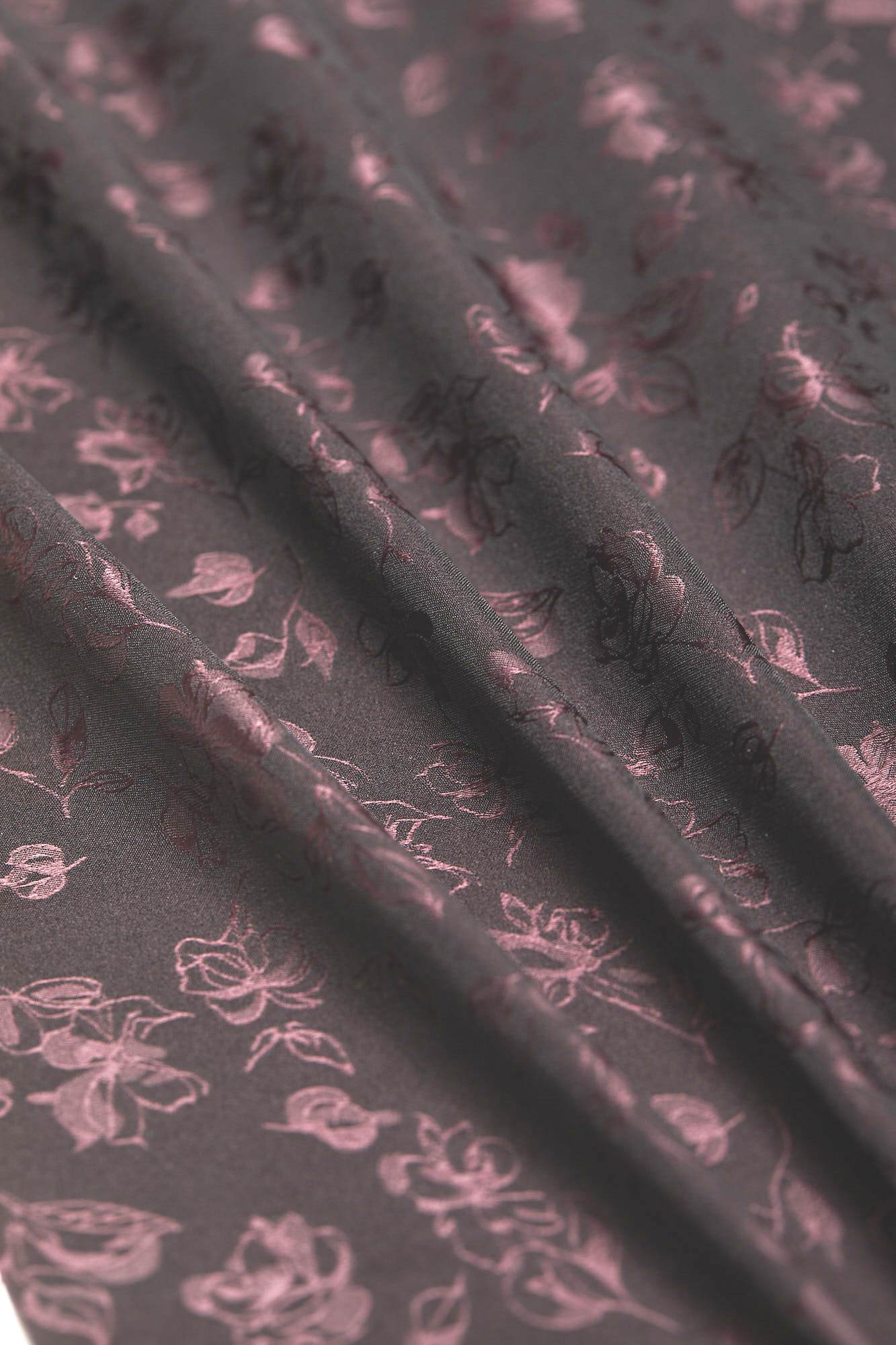 Сатин Эластичный Принт WXQ-1033 (Коричневый, TS-4255F-A, БП)