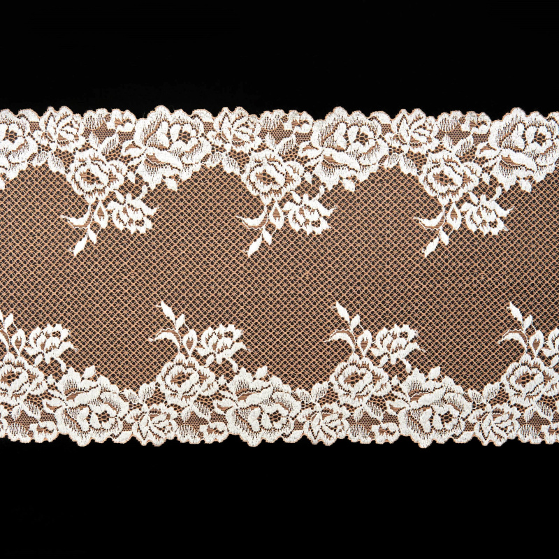 Кружево эластичное V63748 (Бежевый, QH211202170A, 15-1315/11-0602)