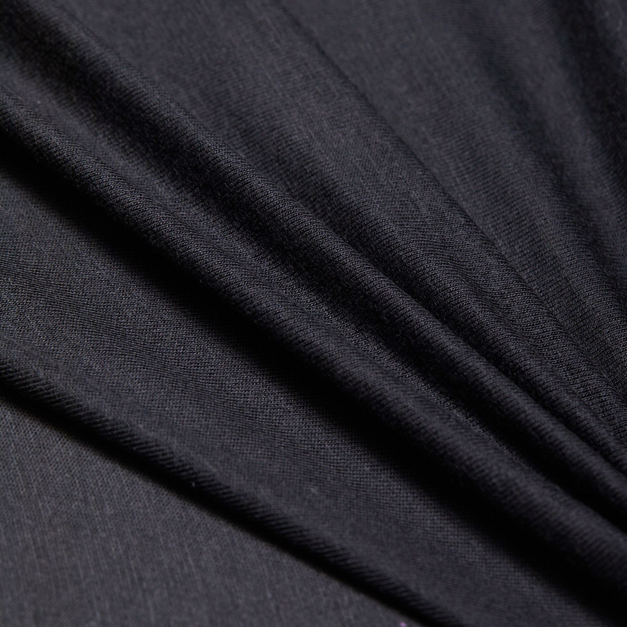 Вискоза трикотажная XT-3 (Черный, стандарт, 19-4007)