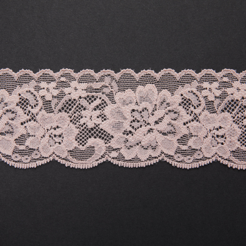 Кружево эластичное узкое 39225BH (Бежевый, 641307A, БП)