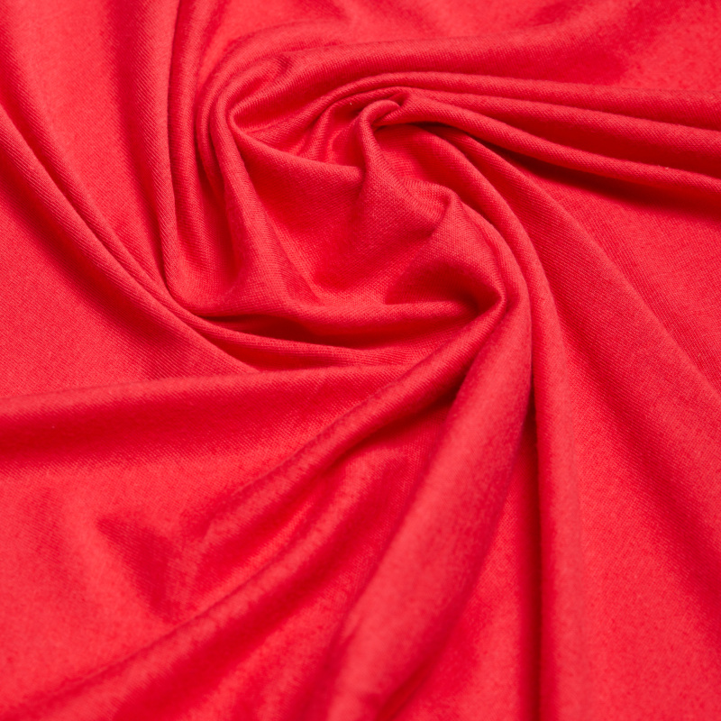 Хлопок трикотажный 524 (Бордовый, азалия, БП)