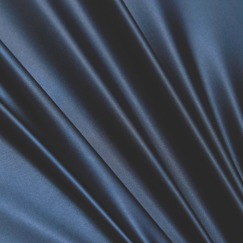 Сатин Эластичный W20-13B (Синий, ZW-044C, 19-4024)