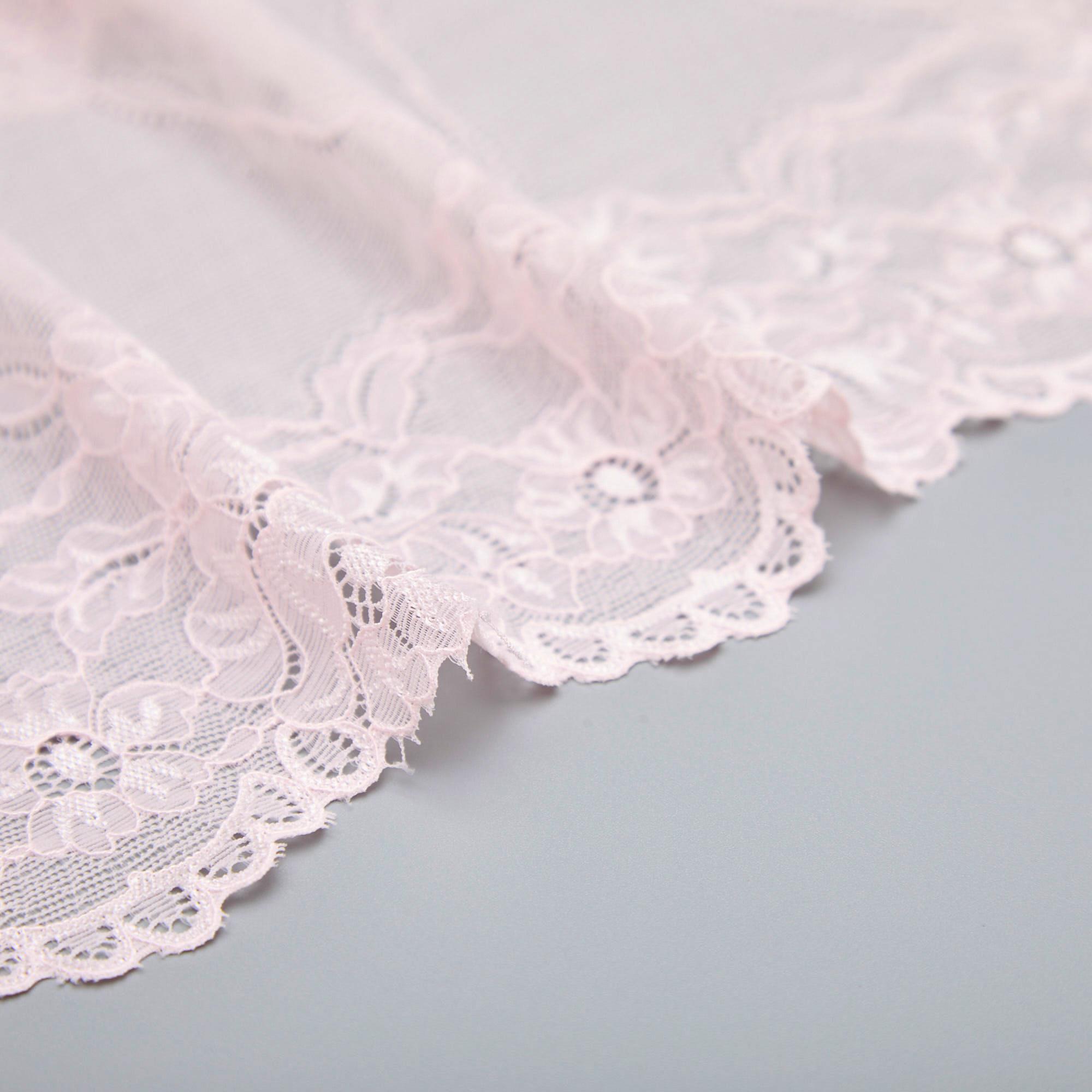 Кружево Эластичное 6348 (Розовый, QH210703027C, БП)