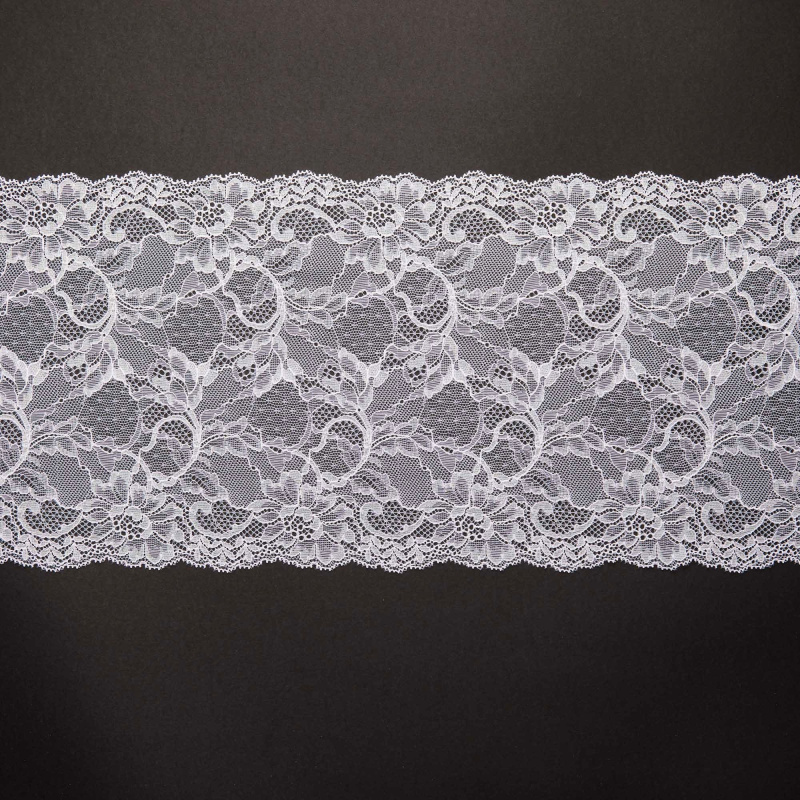 Кружево Эластичное H6471M (Белый, Стандарт, БП)
