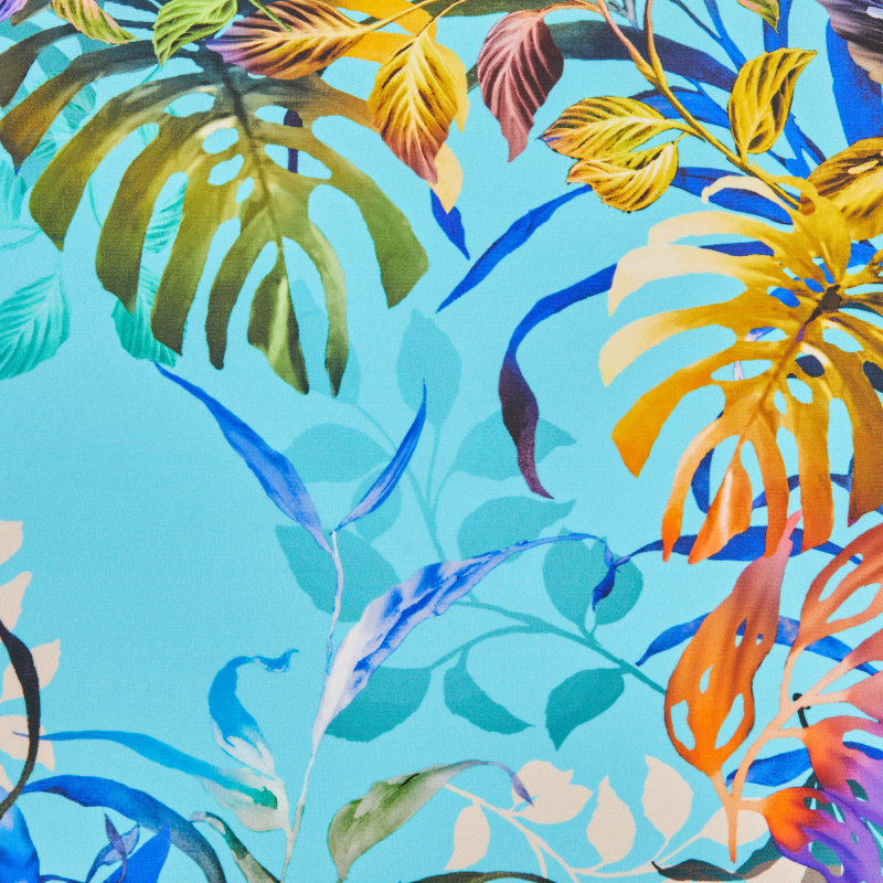 Микрофибра Принт ARUBA (Голубой, D17012/2 var.SRGB2, БП)