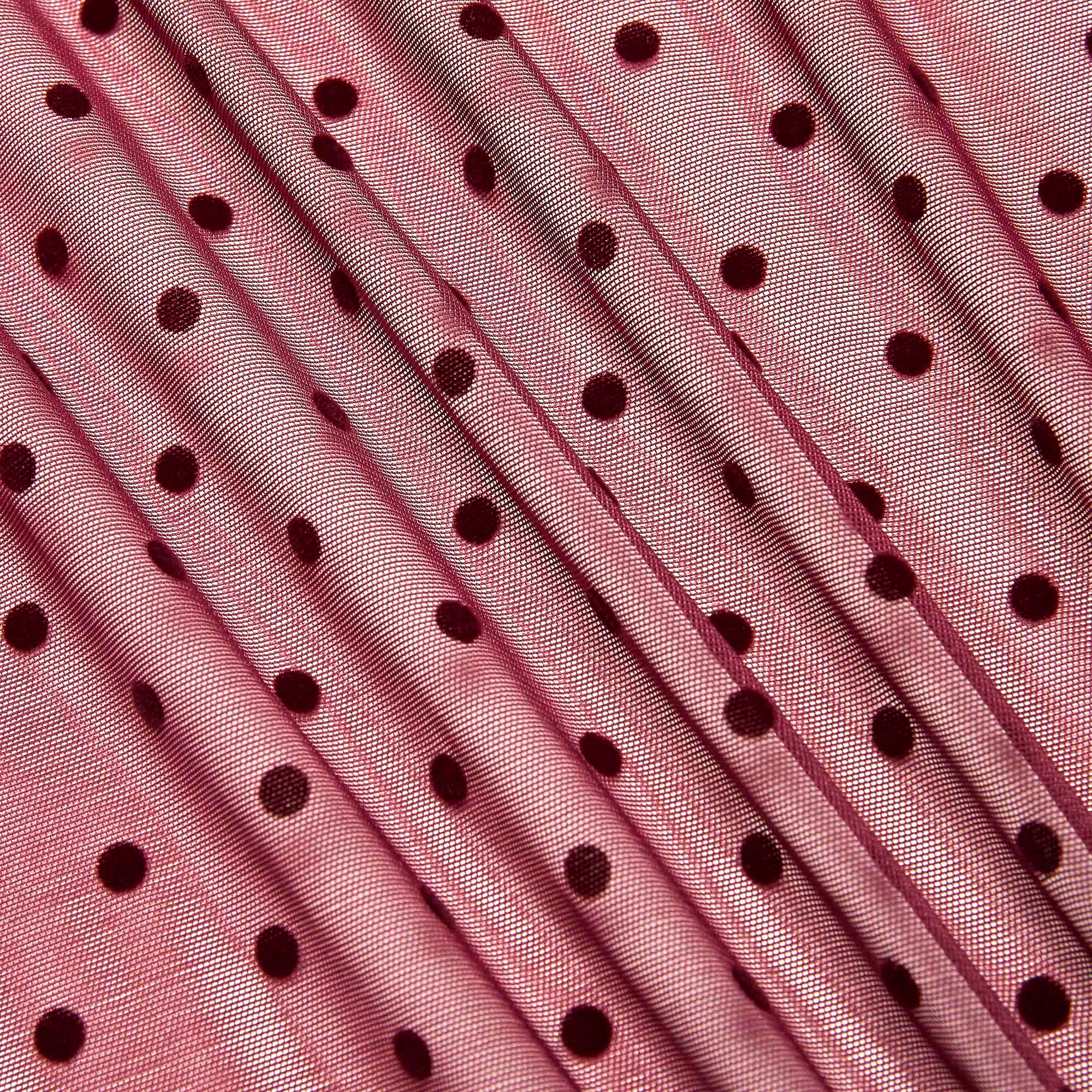 Сетка эластичная в мушку f003 flock dots 5 mm (Бордовый, WDT23101131B, 19-1617)