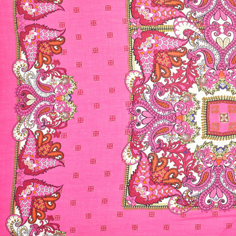Вискоза тканая принт ALEX (Фуксия, D10505 var.RRGB1, БП)