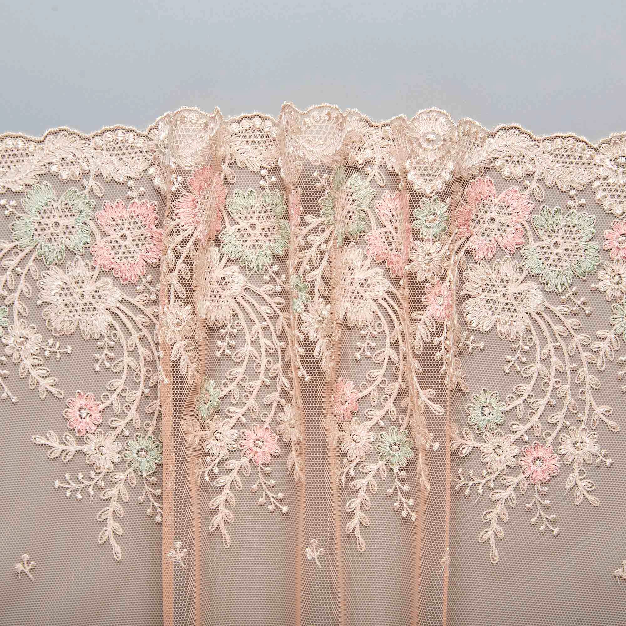 Вышивка На Сетке Неэластичной 420776 (Бежевый, col.B 076/15 beige, БП)