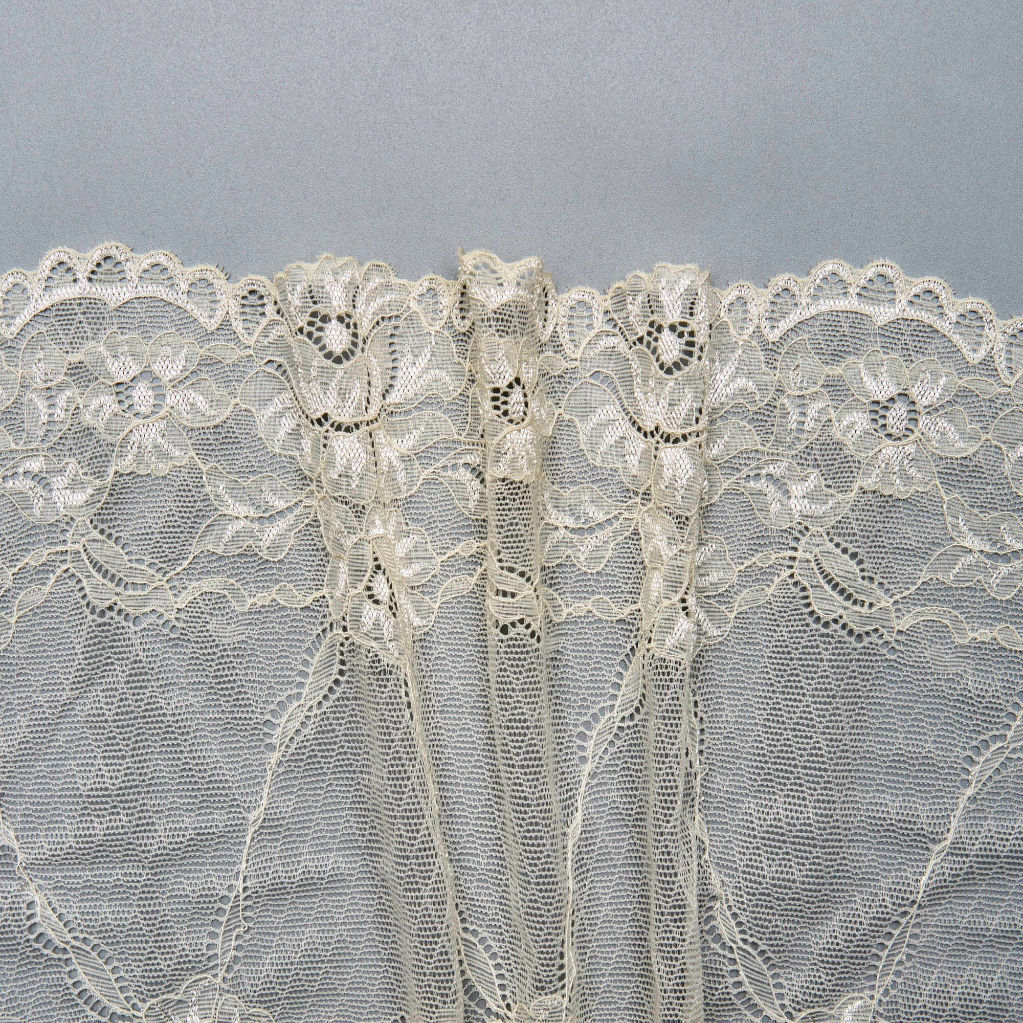 Кружево Эластичное 6348 (Айвори, QH220615229C, 11-0701)