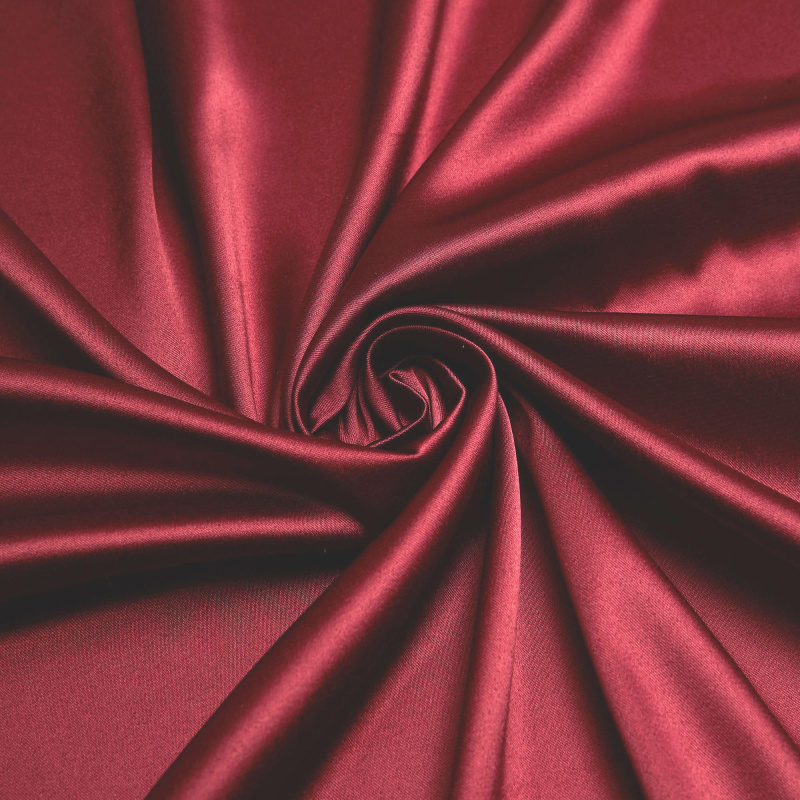 Сатин Эластичный W20-13B (Бордовый, ZW-084A, БП)