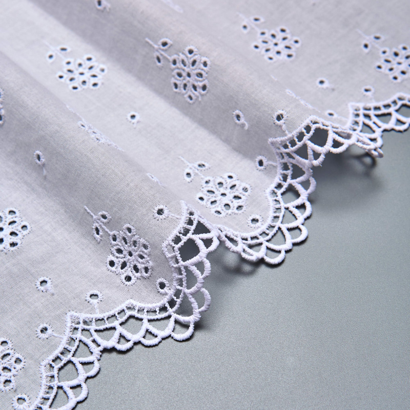 Вышивка на хлопке ENT01987A (Белый, 037, БП)