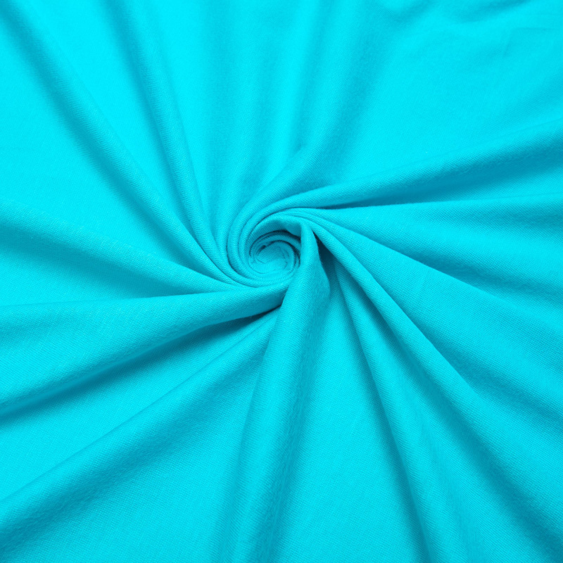 Хлопок трикотажный 524 (Бирюзовый, морская лазурь, БП)