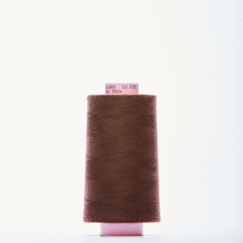 Нитки армированные saba 120 (Коричневый, 793, БП)