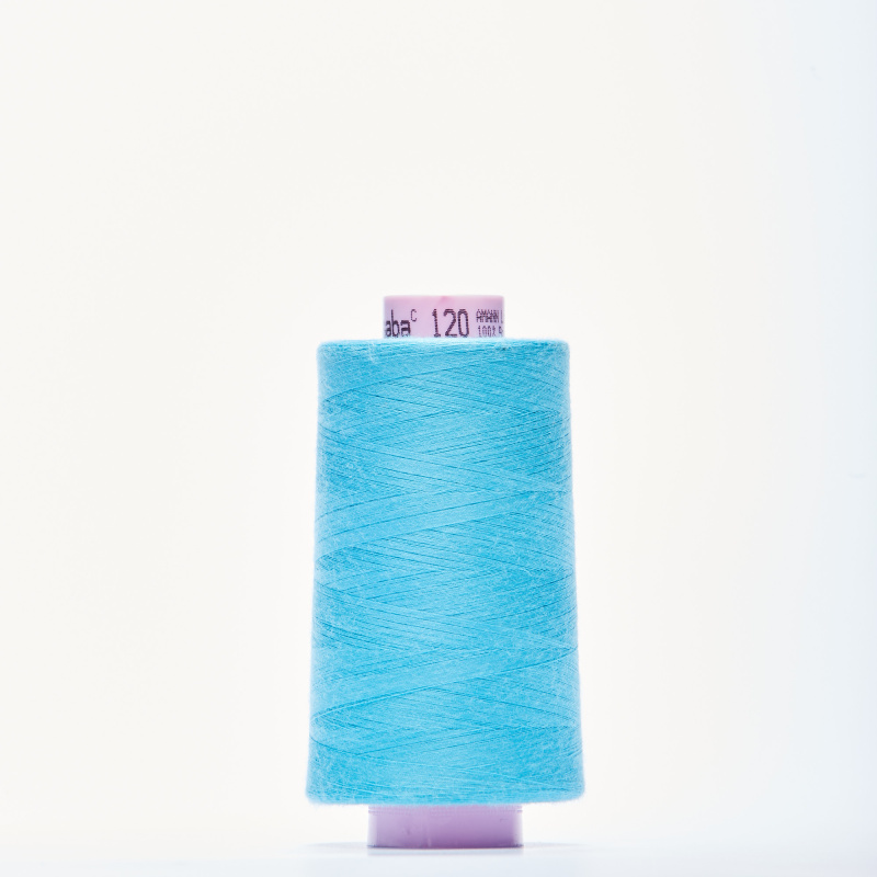 Нитки армированные saba 120 (Бирюзовый, 2126, БП)