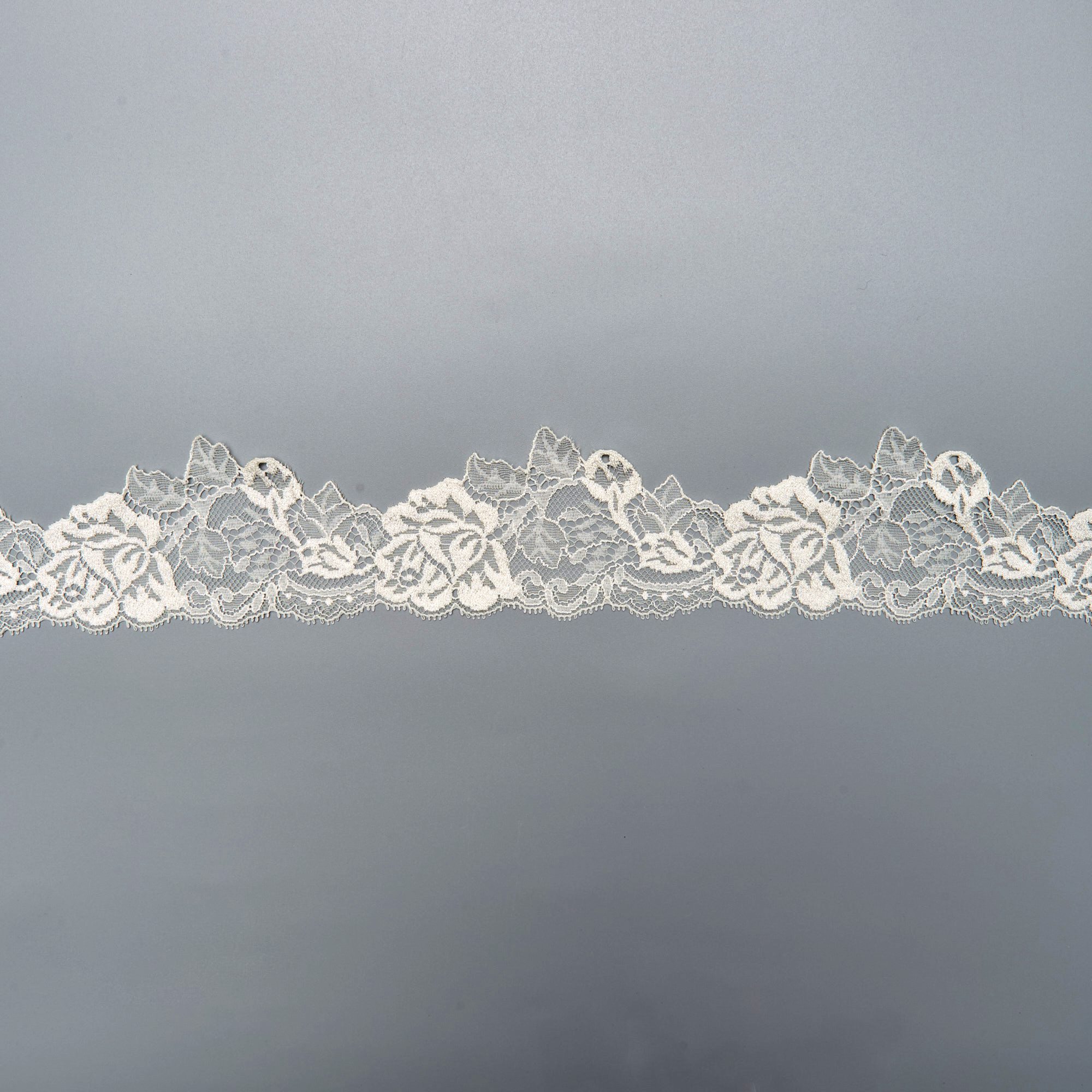 Кружево эластичное 105195/2 (Айвори, 11-0701, 11-0701)