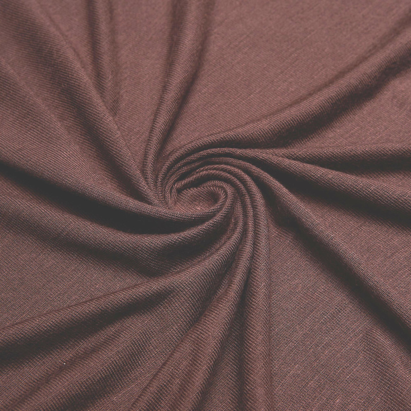 Вискоза трикотажная XT-3 (Коричневый, A49831B, 19-1012)