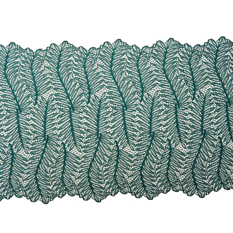 Кружево эластичное b61459 (Зеленый, SH220921197A, 19-5320)