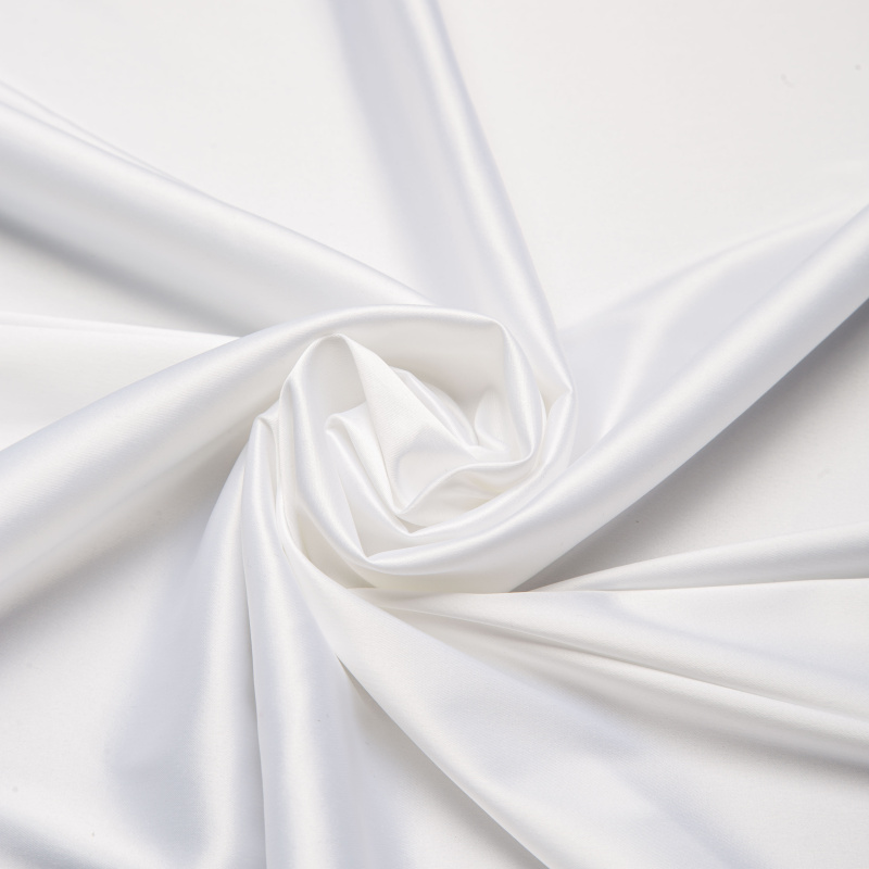 Сатин Эластичный EC072-174 (Белый, 11-0601 TC, БП)