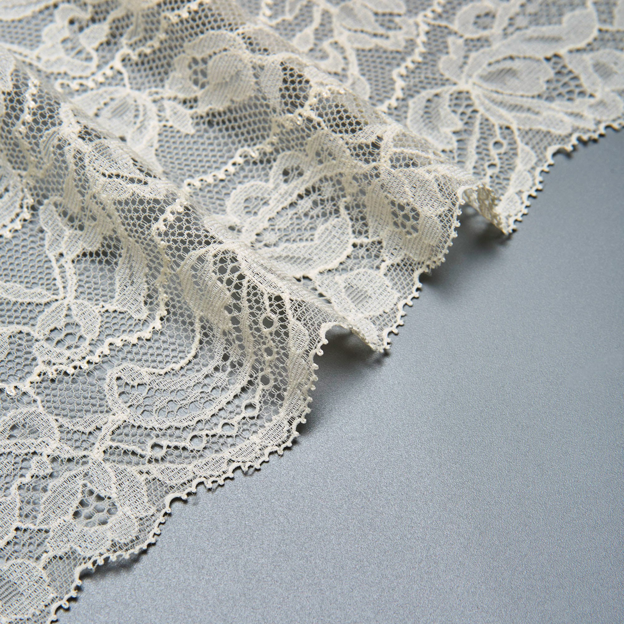 Кружево эластичное HZ5272N (Айвори, B23122143B, 11-0103)