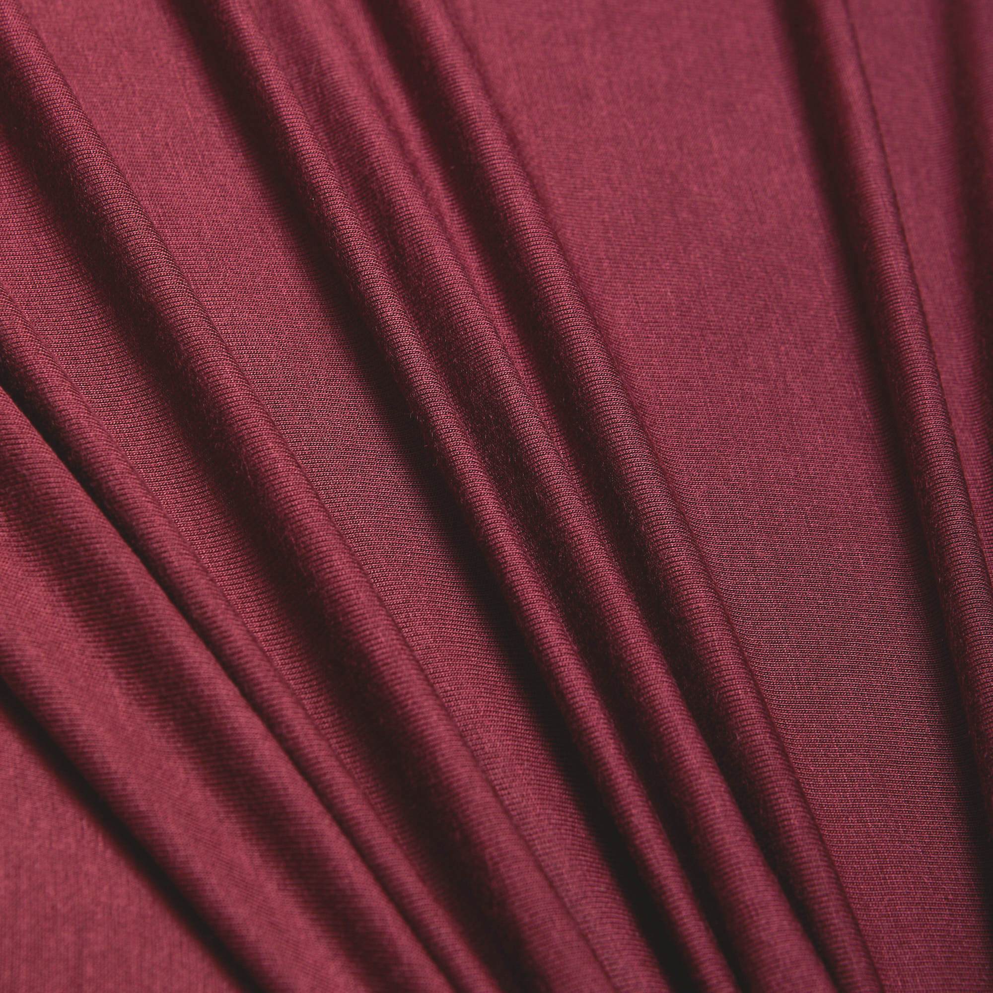 Модал трикотажный XT-45 (Бордовый, A48153B, 19-1725)