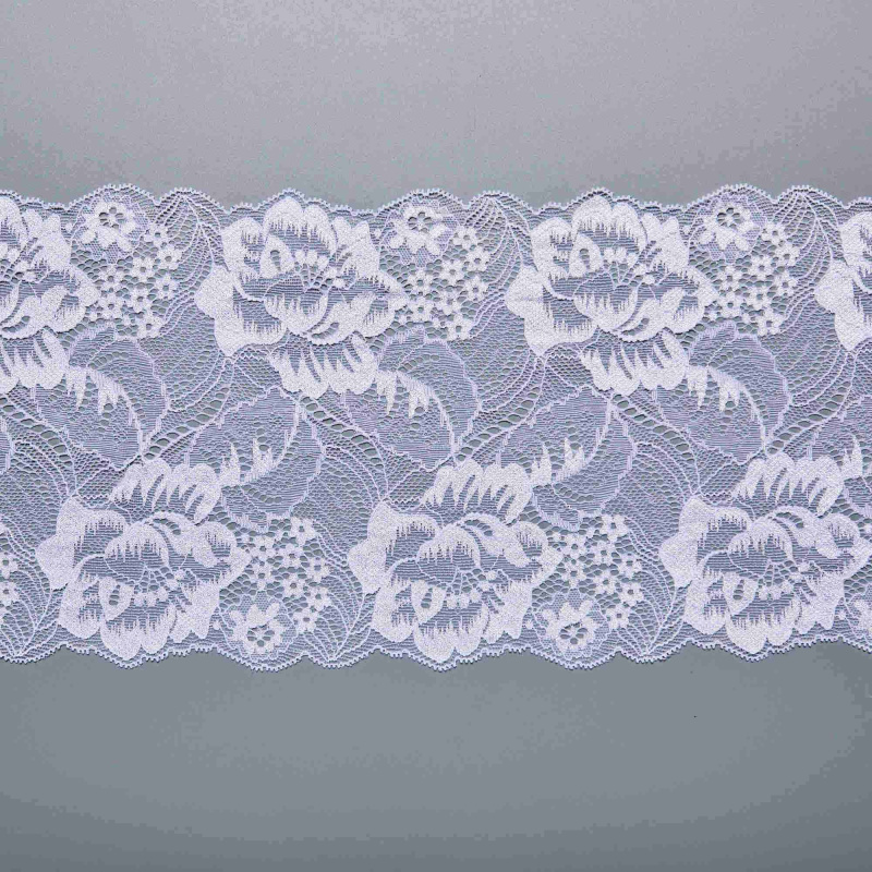 Кружево Эластичное L07902D (Белый, Стандарт, БП)