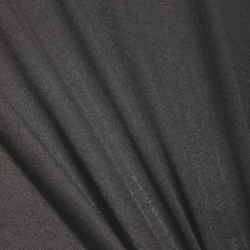 Хлопок трикотажный BU/119710/407 (Черный, A1189, 19-4007)