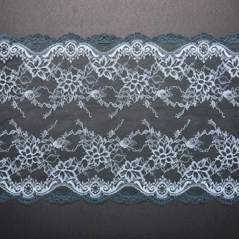 Кружево Эластичное L920331 (Голубой, 052630, БП)