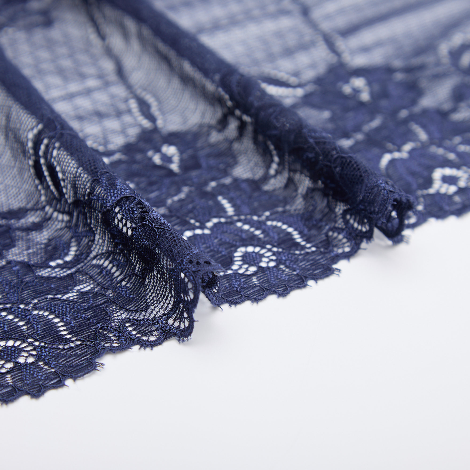 Кружево Эластичное 6348 (Синий, SH190728258B, БП)