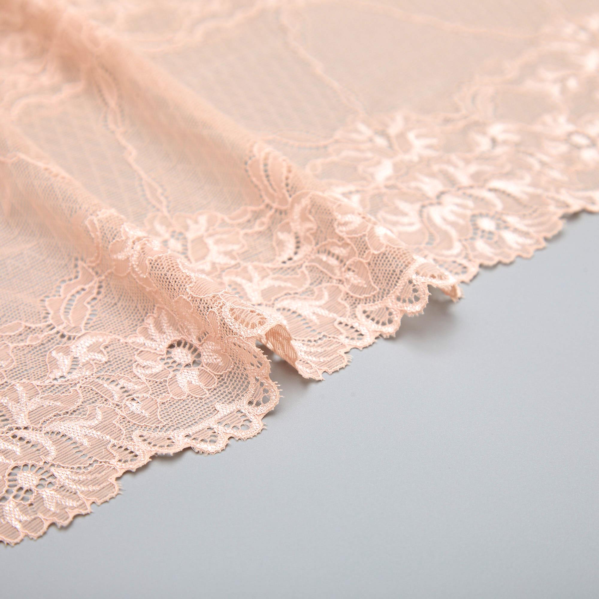 Кружево Эластичное 6348 (Бежевый, QH190728259B, БП)